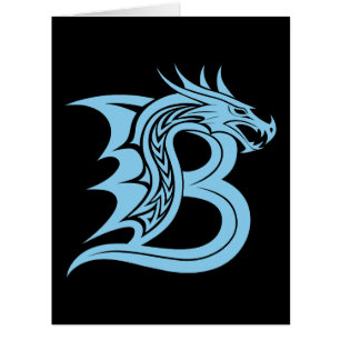 LETTRE STYLÉE DE Dragon B, Alphabet DE Dragon, Mon