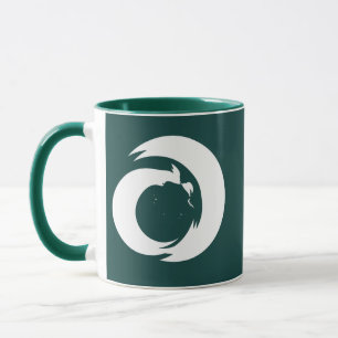 Lettre stylisée "A" Monogramme Mug d'art moderne