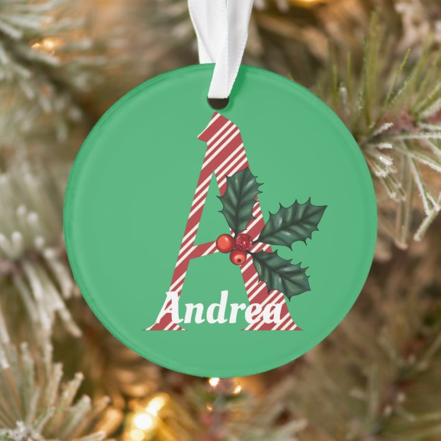 LETTRE sucre de canne Bande A Grand Noël (Arbre)