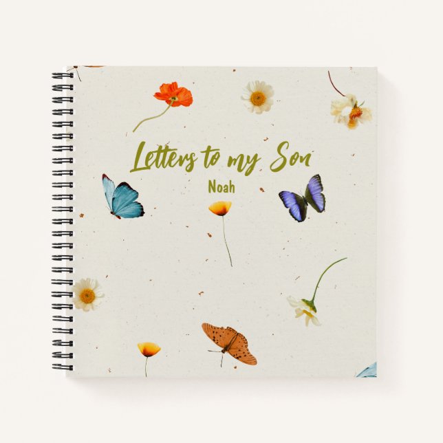 Lettres à mon fils | Garder le journal de mémoire  (Devant)