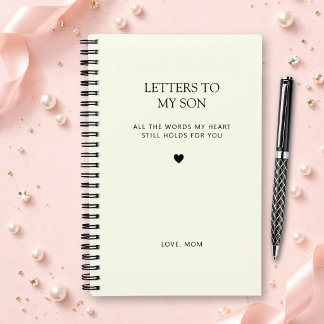 Lettres à mon fils Journal de deuil en blanc ivoir