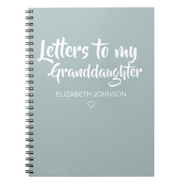 Lettres à mon grand-fille Keepsaké Journal (Devant)