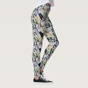 Lettres Alphabet Funky Leggings