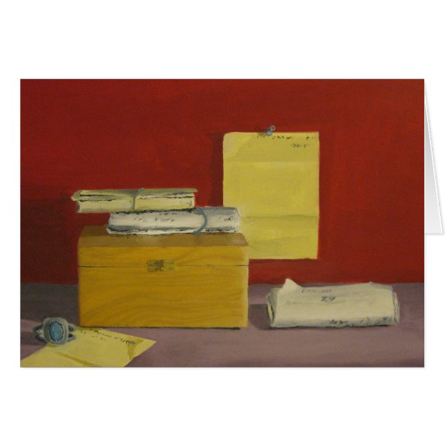 Lettres, boîte, et bracelet (Devant horizontal)