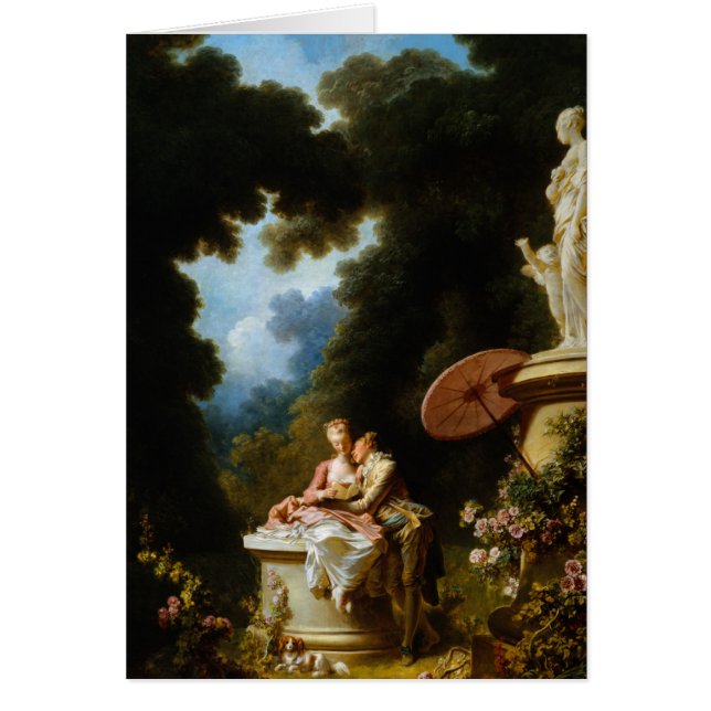 Lettres d'amour par Jean Honore Fragonard (Devant)