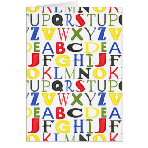 Lettres de couleur vive de Megan Meagher