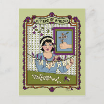 Lettres d'excuse _ A _ Carte postale
