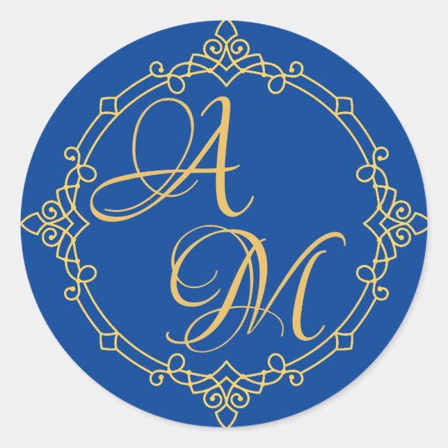 Lettres ensemble Sticker pour faire-part de mariag (Devant)