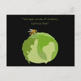 Lettuce Bee Postkarte