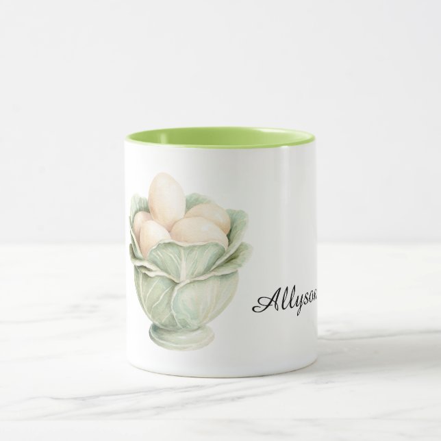 Lettuce Bowl Eggs Tasse (Zentrum)