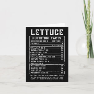 Lettuce Nutrition Facts Erntedank Food Hallowee Karte