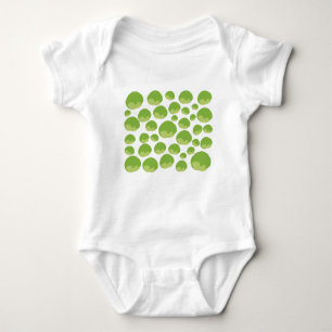 Lettuce Pattern Baby Strampler