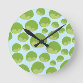 Lettuce Pattern Kitchen Runde Wanduhr