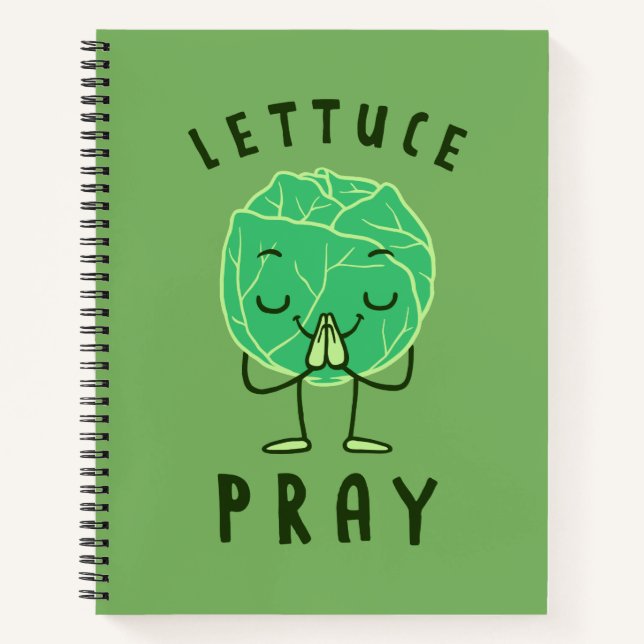Lettuce Pray Notizbuch (Vorderseite)
