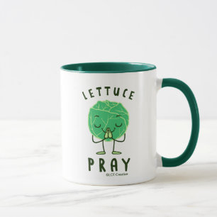 Lettuce Pray Tasse