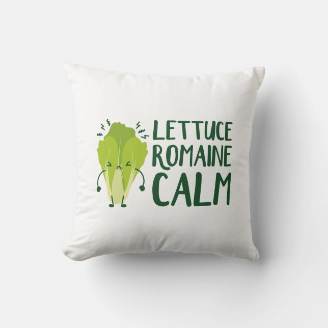 Lettuce Romaine Calm Kissen (Vorderseite)