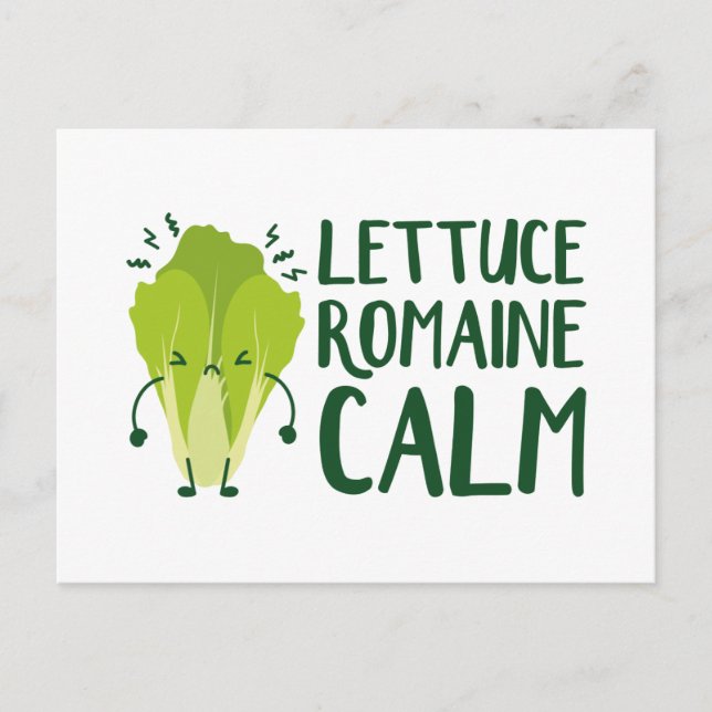 Lettuce Romaine Calm Postkarte (Vorderseite)