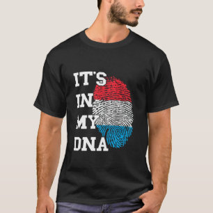 Letzebuerg Es Ist In Meiner DNA-Daumenabdruck Luxe T-Shirt