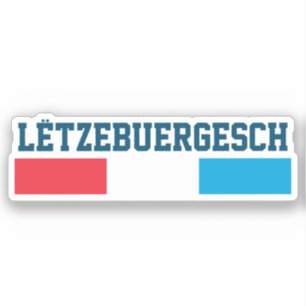 Lëtzebuergesch Aufkleber