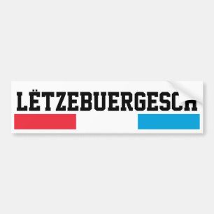 Lëtzebuergesch Autoaufkleber