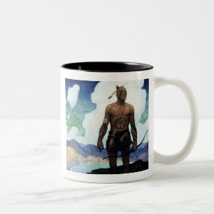Letzt von den Mohikanern Zweifarbige Tasse