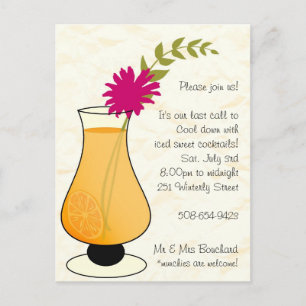 Letzte Aufforderung Einladungspostkarte