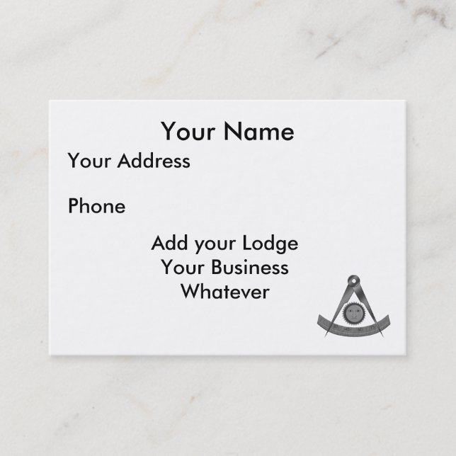 Letzte Bestandskarte Visitenkarte (Vorderseite)