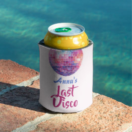 Letzte Disco Bachelorette Party Cooler Dosenkühler