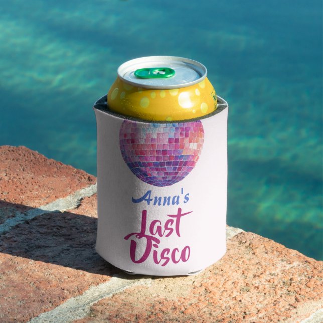 Letzte Disco Bachelorette Party Cooler Dosenkühler (In Situ Pool)