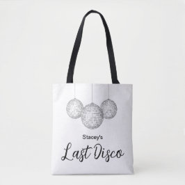 Letzte Disco Ball Junggeselinnen-Abschied Bridal Tasche
