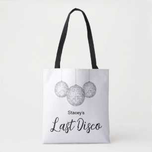 Letzte Disco Ball Junggeselinnen-Abschied Bridal Tasche