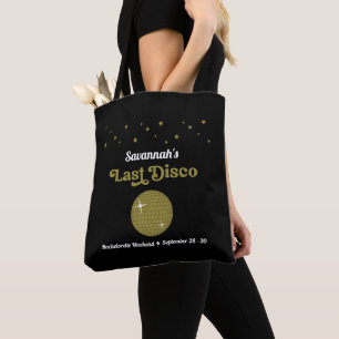 Letzte Disco-Braut Junggesellinnenabschied Groovy Tasche