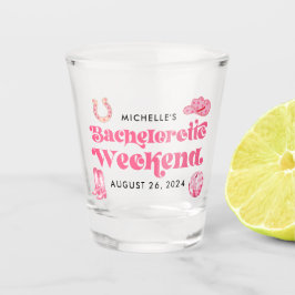 Letzte Disco Rodeo Junggeselinnen-Abschied Shot Gl Schnapsglas