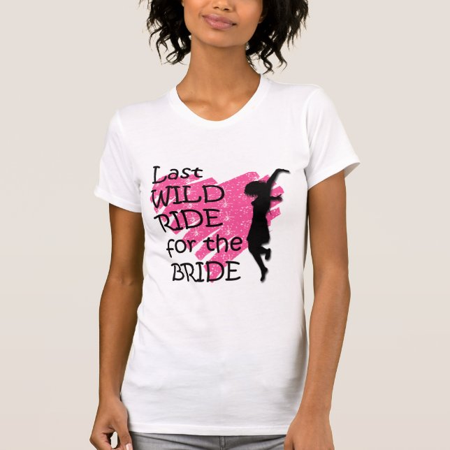 Letzte Fahrt für die Braut T-Shirt (Vorderseite)