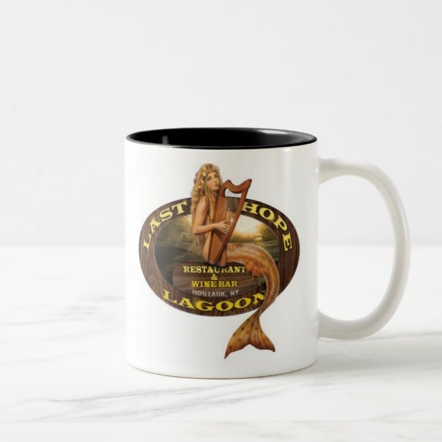 Letzte Hoffnungs-Lagune 11 Unze Zwei-Ton Tasse (Rechts)
