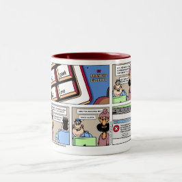 Letzte Internet Seiten-Tasse! Zweifarbige Tasse