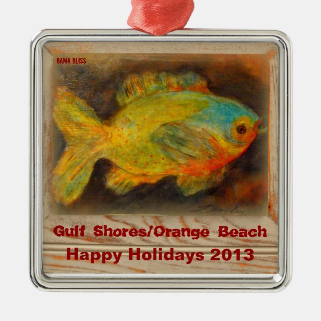 LETZTE JAHRE ** 2013 ** Verzierung: Silbernes Ornament (Vorne)