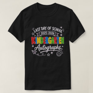 Letzte-Kindergarten-Tag Autogramme 2025-2026  T-Shirt