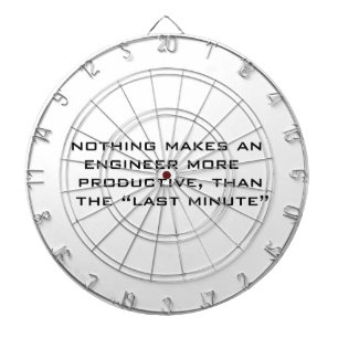 Letzte Minute Dartscheibe