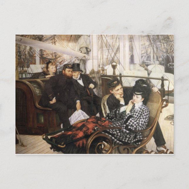 Letzte Nacht an Bord Postkarte (Vorderseite)