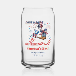 Letzte Nacht der Unabhängigkeit 4. Ju Bachelorette Dosenglas