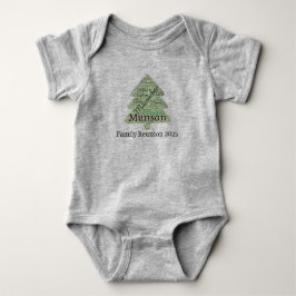 Letzte Namensstruktur 2025 Bodysuit Baby Strampler