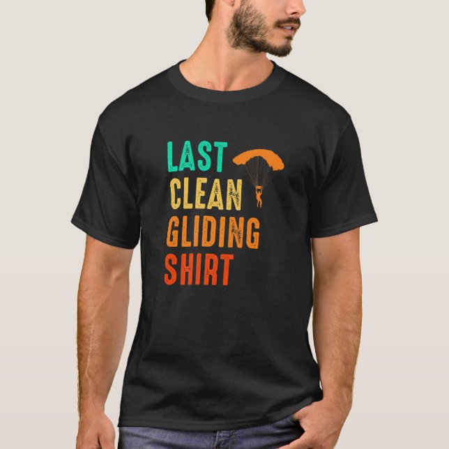 Letzte reine Gleitschirmflieger-Gleitschirmfliege  T-Shirt (Vorderseite)