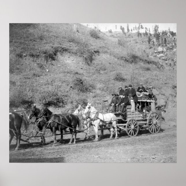 Letzte Reise der "Deadwood Coach" Fotografie Poster (Vorne)