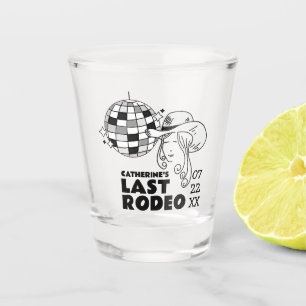 Letzte Rodeo Disco Cowgirl Junggeselinnen-Abschied Schnapsglas