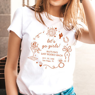 Letzte Rodeo-Disco-Cowgirl-Junggesellinnenparty T-Shirt