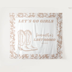 Letzte Rodeo-Western-Cowgirl-Junggesellinnenparty Wandteppich