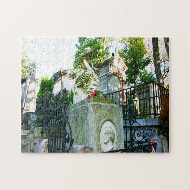 Letzte Ruhestätte Chopin Paris. Jigsaw Puzzle (Horizontal)