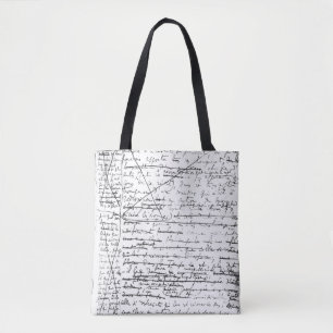 Letzte Seite 'eines La Recherche du Temps Perdu' Tasche