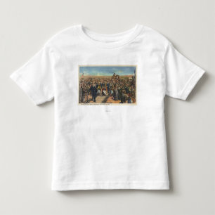 Letzte Spitze fahren - Bahnstrecke Kleinkind T-shirt